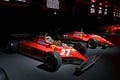 Scarperia, Mugello - 19 November 2021: Ferrari Formula 1 126 CK year 1981 on display during Finali Mondiali Ferrari 2021 at