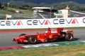 Scarperia, Mugello - 28 October 2023: Ferrari F1 F2008 year 2008 ex Kimi Raikkonen in action at the Mugello Circuit Royalty Free Stock Photo