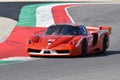 Scarperia, Mugello - 28 October 2023: Ferrari FXX in action at the Mugello Circuit