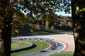 Scarperia, November 19, 2021: Ferrari Challenge Trofeo Pirelli Start of Race 1 during the Ferrari Challenge World Finals