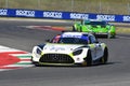 Scarperia, 29 September 2023: Mercedes Sls Amg of team Akm Motorsport drive by Marco Antonelli in action Royalty Free Stock Photo