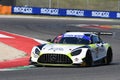 Scarperia, 29 September 2023: Mercedes Sls Amg of team Akm Motorsport drive by Marco Antonelli in action Royalty Free Stock Photo