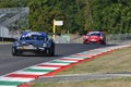 Scarperia, 29 September 2023: Porsche 992 of team Krypton Motorsport in action at Mugello Circuit. Italy