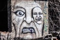 Scarry graffiti Royalty Free Stock Photo