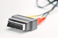 Scart socket Royalty Free Stock Photo