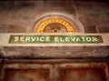 Scary Abandoned Service Elevator