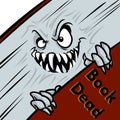 Scary ancient book dead demon evil danger reading stories character