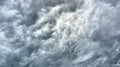 Apocalyptic clouds of incoming storm Royalty Free Stock Photo