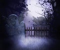 Dark Graveyard Background
