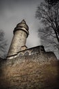 Scary castle tower Royalty Free Stock Photo