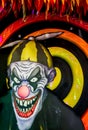Scary clown doll face. Royalty Free Stock Photo