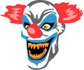 Scary clown Royalty Free Stock Photo
