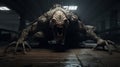 Scary Demonic Creature In Unreal Engine: Hyper-realistic Sci-fi Art