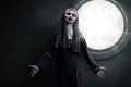 Scary Devil Nun Royalty Free Stock Photo