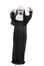 Scary devil nun Royalty Free Stock Photo