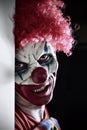 Scary evil clown Royalty Free Stock Photo