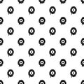 Scary eyeball pattern vector