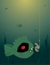 Scary Fish Underwater