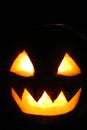 Scary ghost face glowing on Halloween Royalty Free Stock Photo