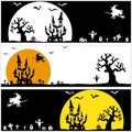 scary Halloween background collection