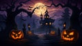 Scary halloween background