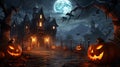 Scary halloween background Royalty Free Stock Photo