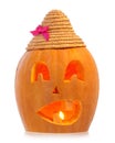 Scary Halloween gourd