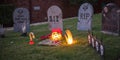 Scary Halloween Graveyard R.I.P.