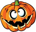 Scary Halloween Pumpkin Cartoon