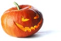 Scary Halloween Pumpkin Royalty Free Stock Photo