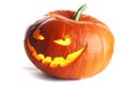 Scary Halloween Pumpkin Royalty Free Stock Photo