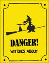 Scary Halloween sign Royalty Free Stock Photo