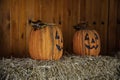 Scary hallowen pumpkins