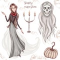 Halloween chracters art