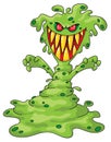 Scary monster Royalty Free Stock Photo