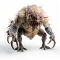 Scary Monster In Explosive Pigmentation: A Hybrid Creature Composition Royalty Free Stock Photo