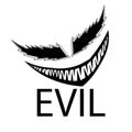 Scary Monsters Face Of Evil Logo - Vector