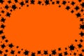 Scary orange background for Halloween. Royalty Free Stock Photo