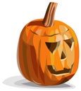 Scary pumpkin Jack O'Lantern