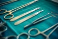 Scary surgery instruments Royalty Free Stock Photo