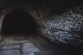 Scary underground, old dark cellar Royalty Free Stock Photo