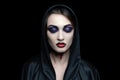 Scary vampire make-up for Halloween Royalty Free Stock Photo