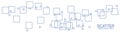 Scatter abstraction with irregular shapes. Vector graphics