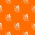 Scatter plot pattern vector orange