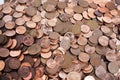 Scattered Collection Of South African Coins 2 Royalty Free Stock Photo