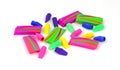 Scattered Colorful Erasers