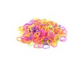 Scattered Colorful Loom Bands