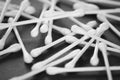 Scattered Cotton Swabs Royalty Free Stock Photo