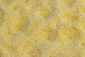 Scattered dry corn flour for cooking porridge Royalty Free Stock Photo