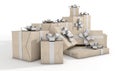 Scattered Gift Box Pile